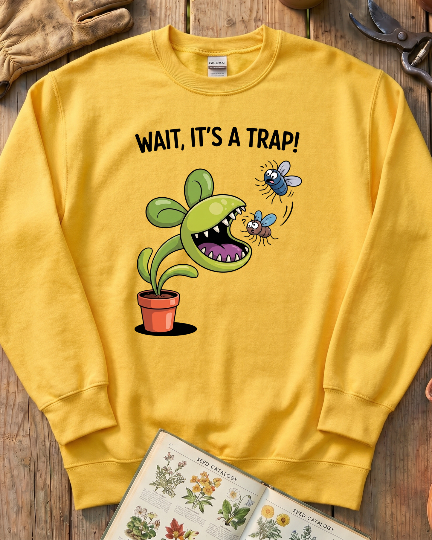 Funny Venus Flytrap Sweatshirt