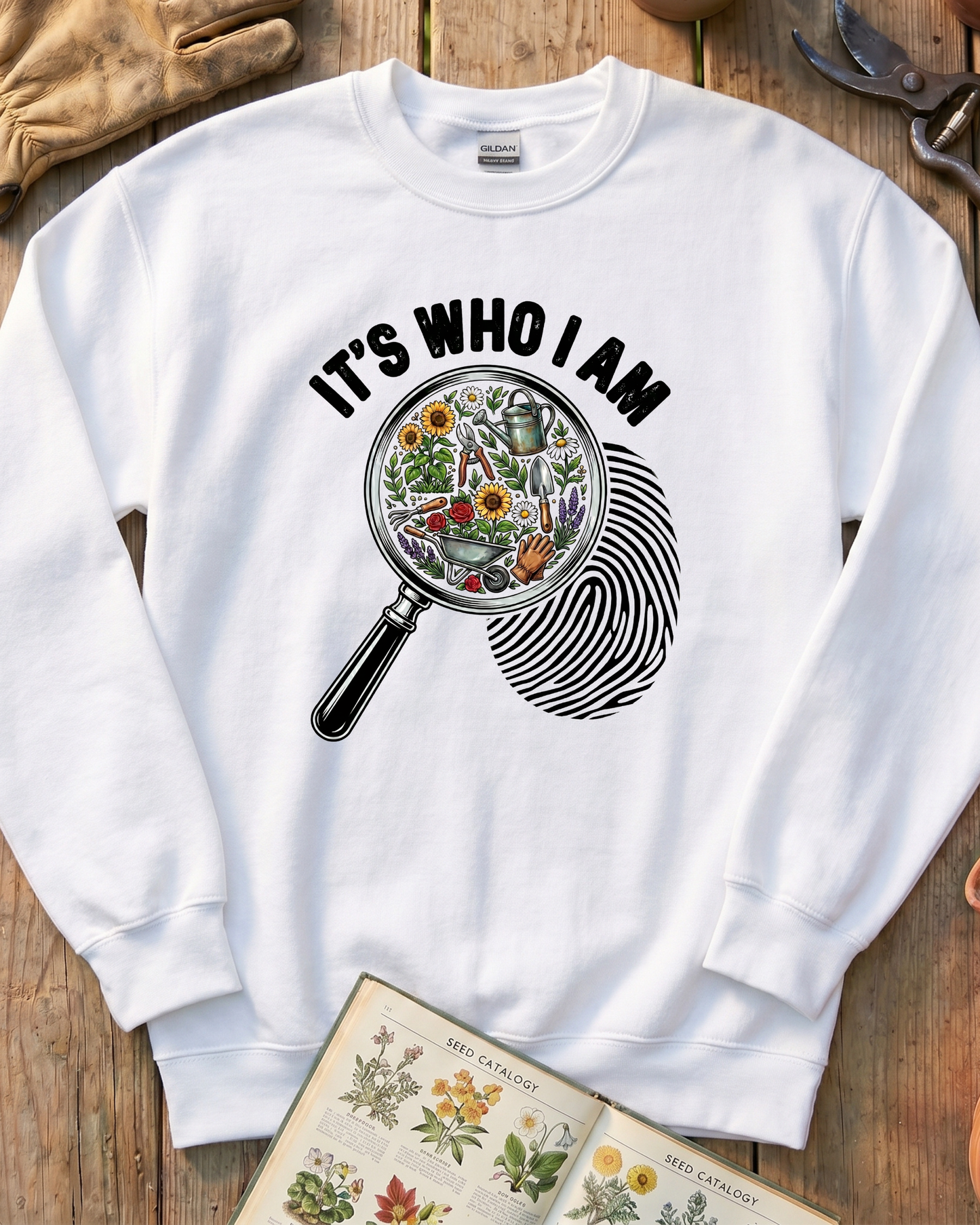 Garden Identity Print Sweatshirt