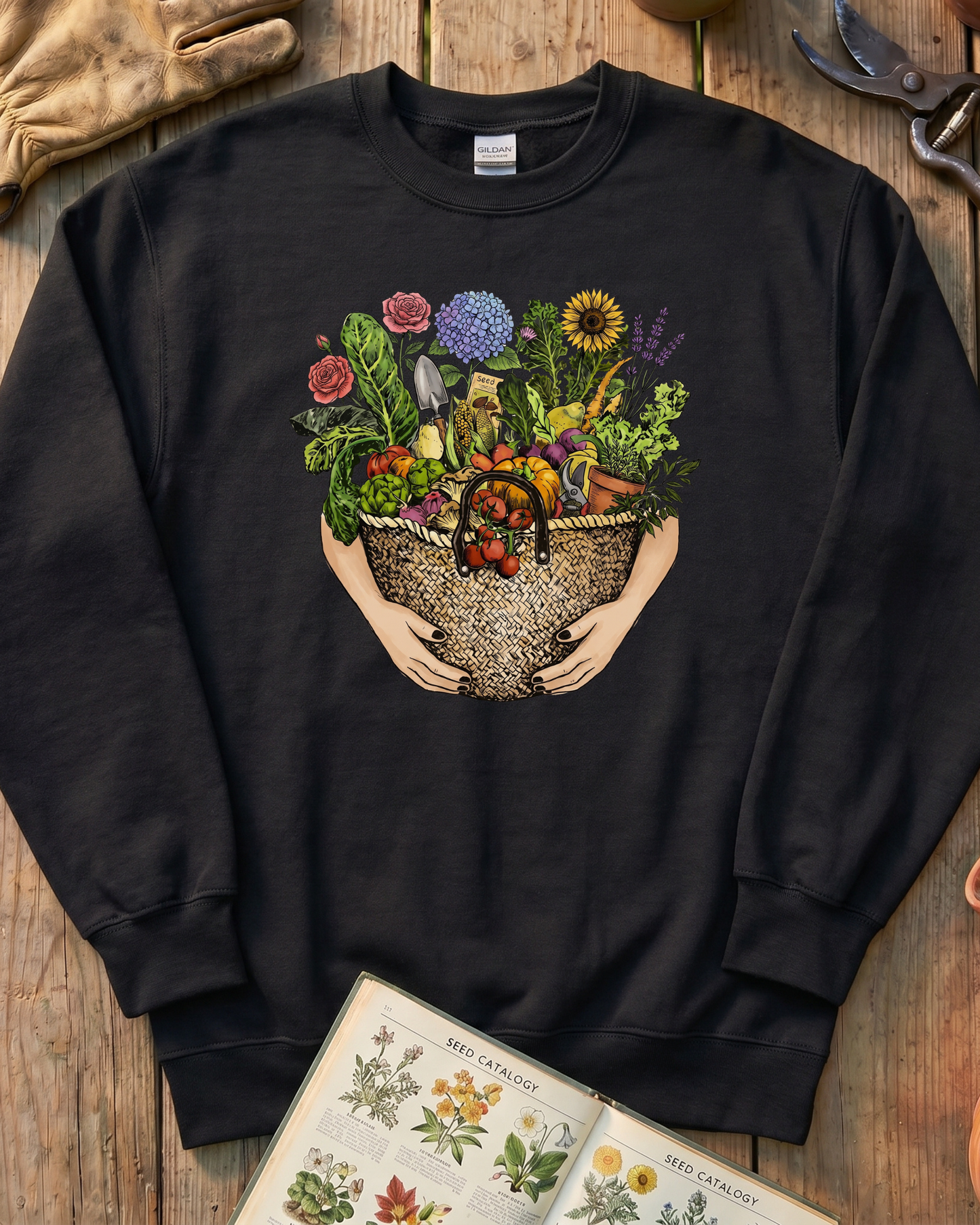 From Garden to Basket Sweatshirt