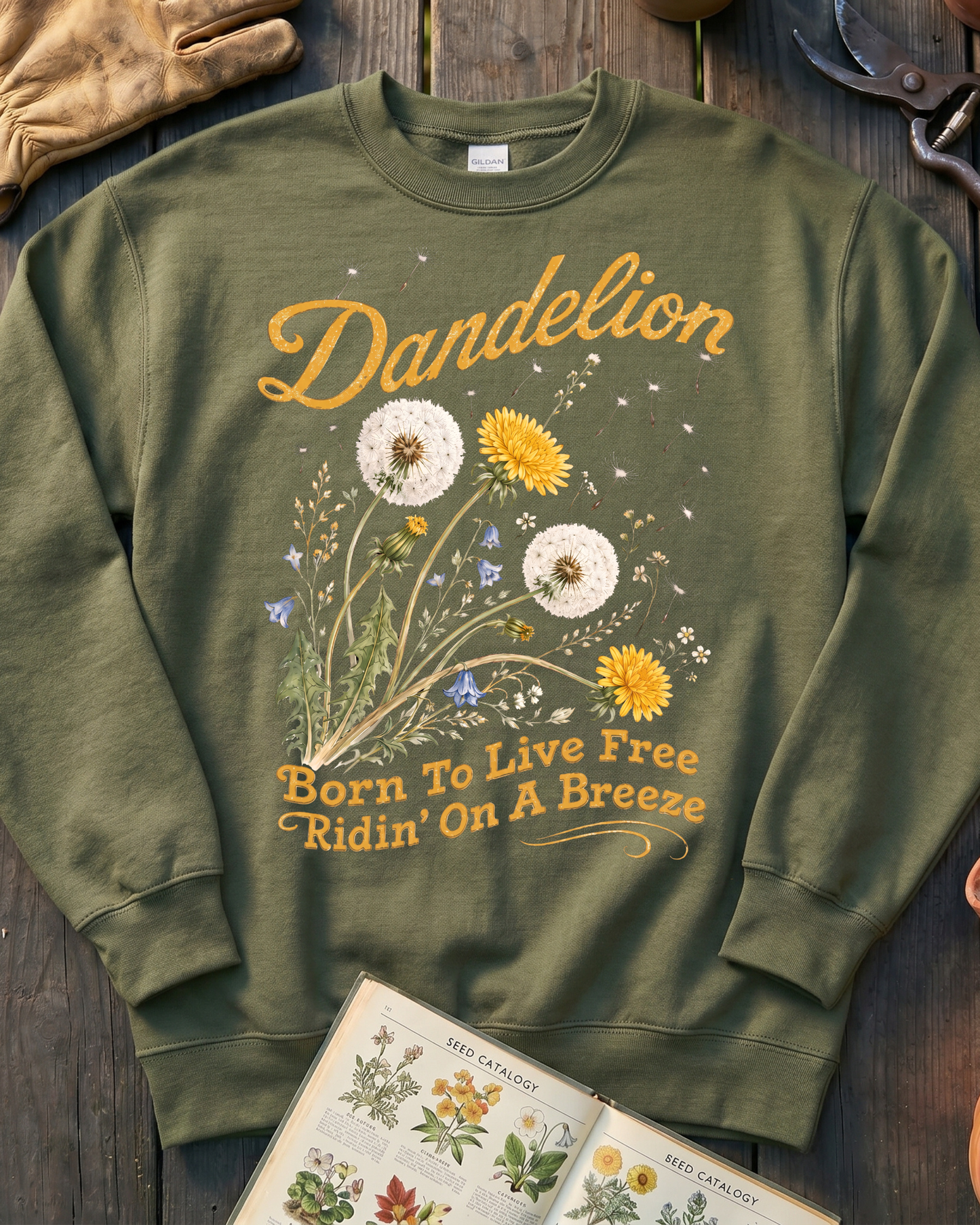 Wild Dandelion Breeze Sweatshirt