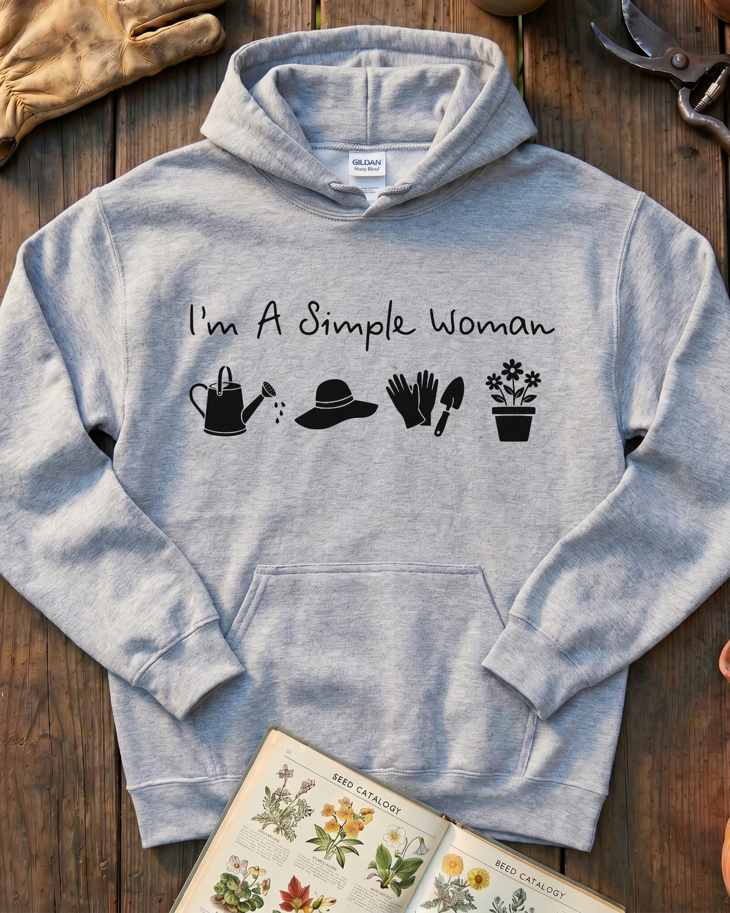 Simple Woman Gardener Hoodie