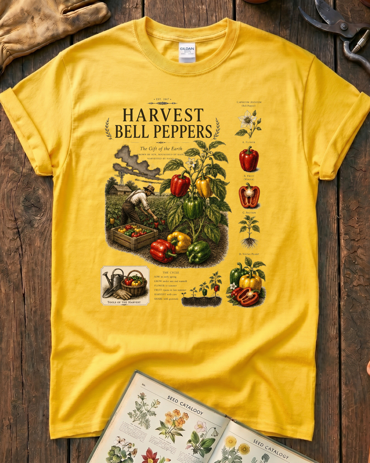 Harvest Bell Peppers T-Shirt