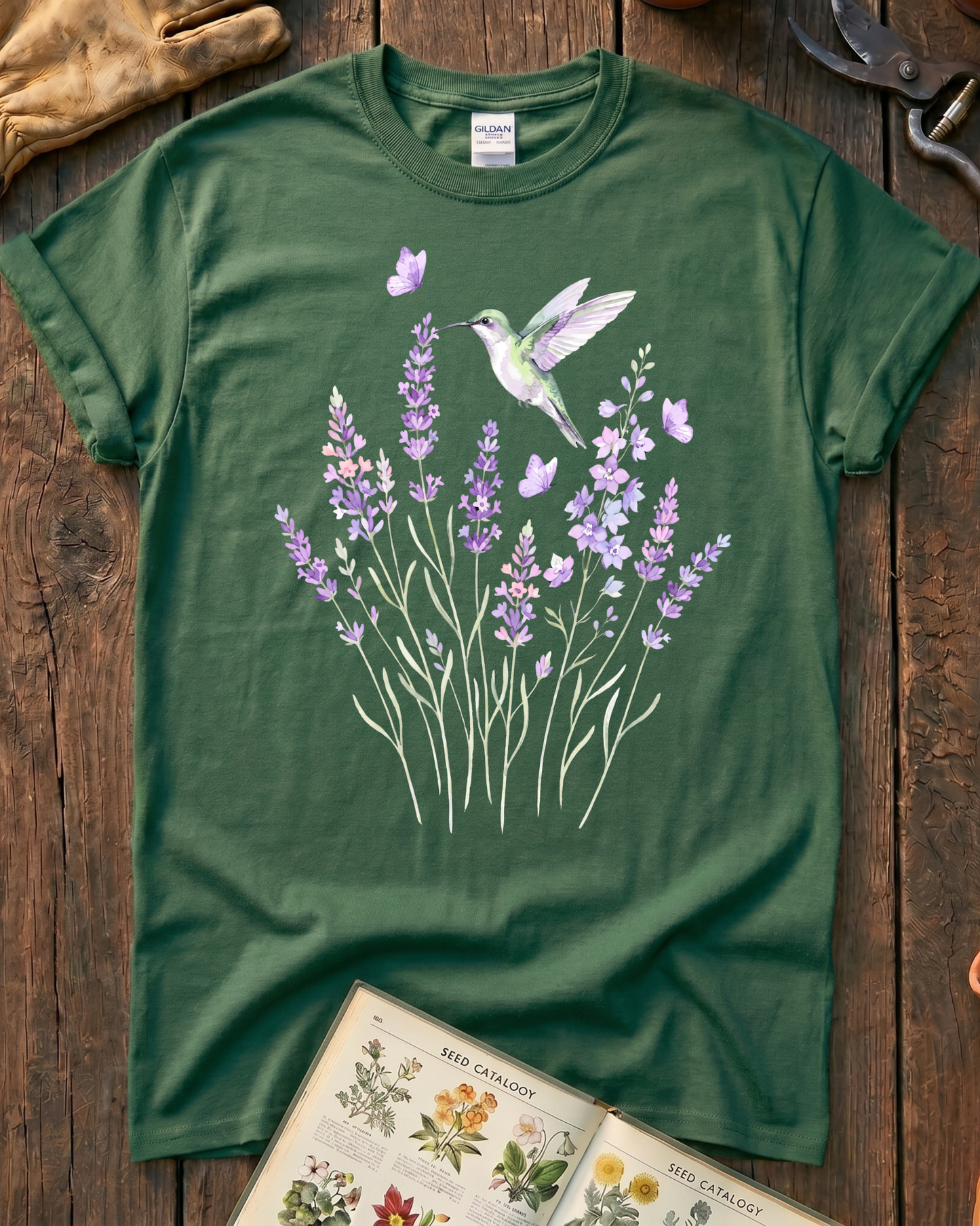 Hummingbird Lavender T‑Shirt