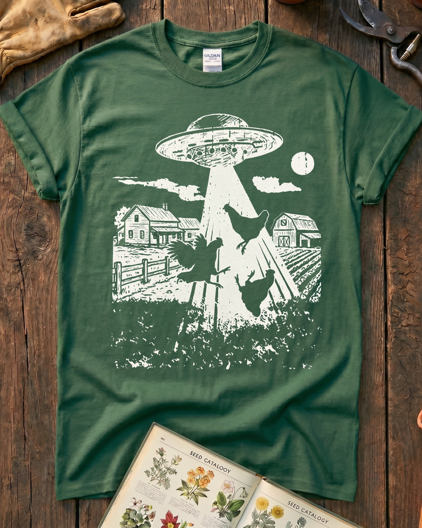 UFO Chickens T‑Shirt