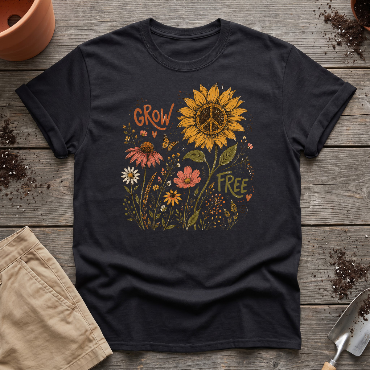 Grow Free Wildflowers T-Shirt