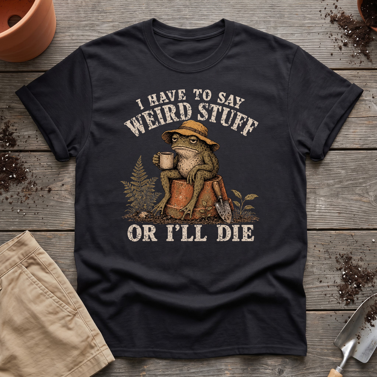 Weird Garden Toad T-Shirt