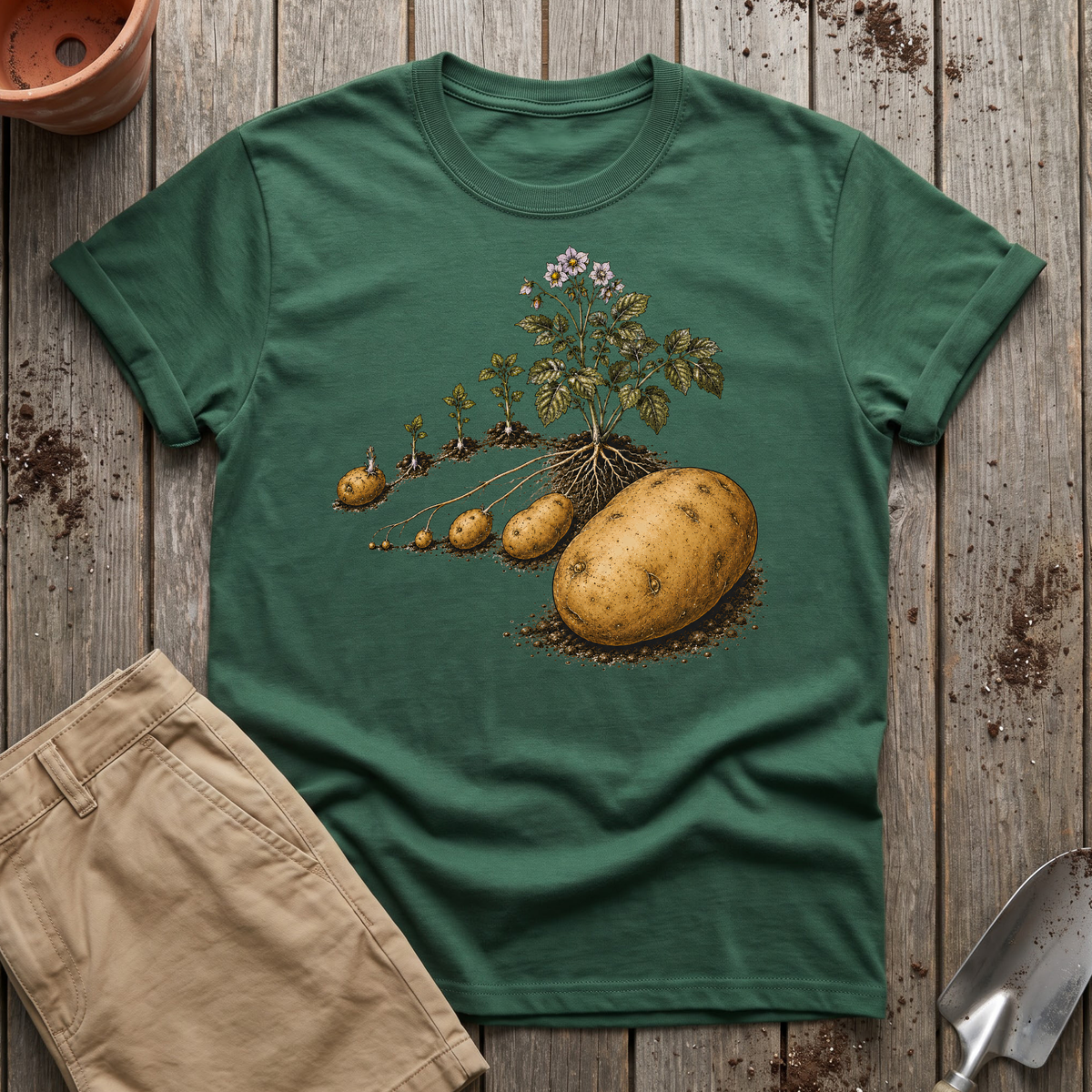Potato Growing Cycle T-Shirt