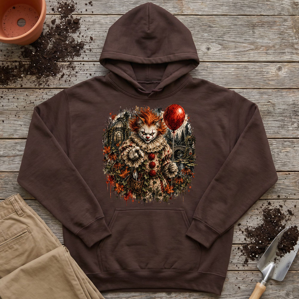 Nightmare Garden Cat Hoodie
