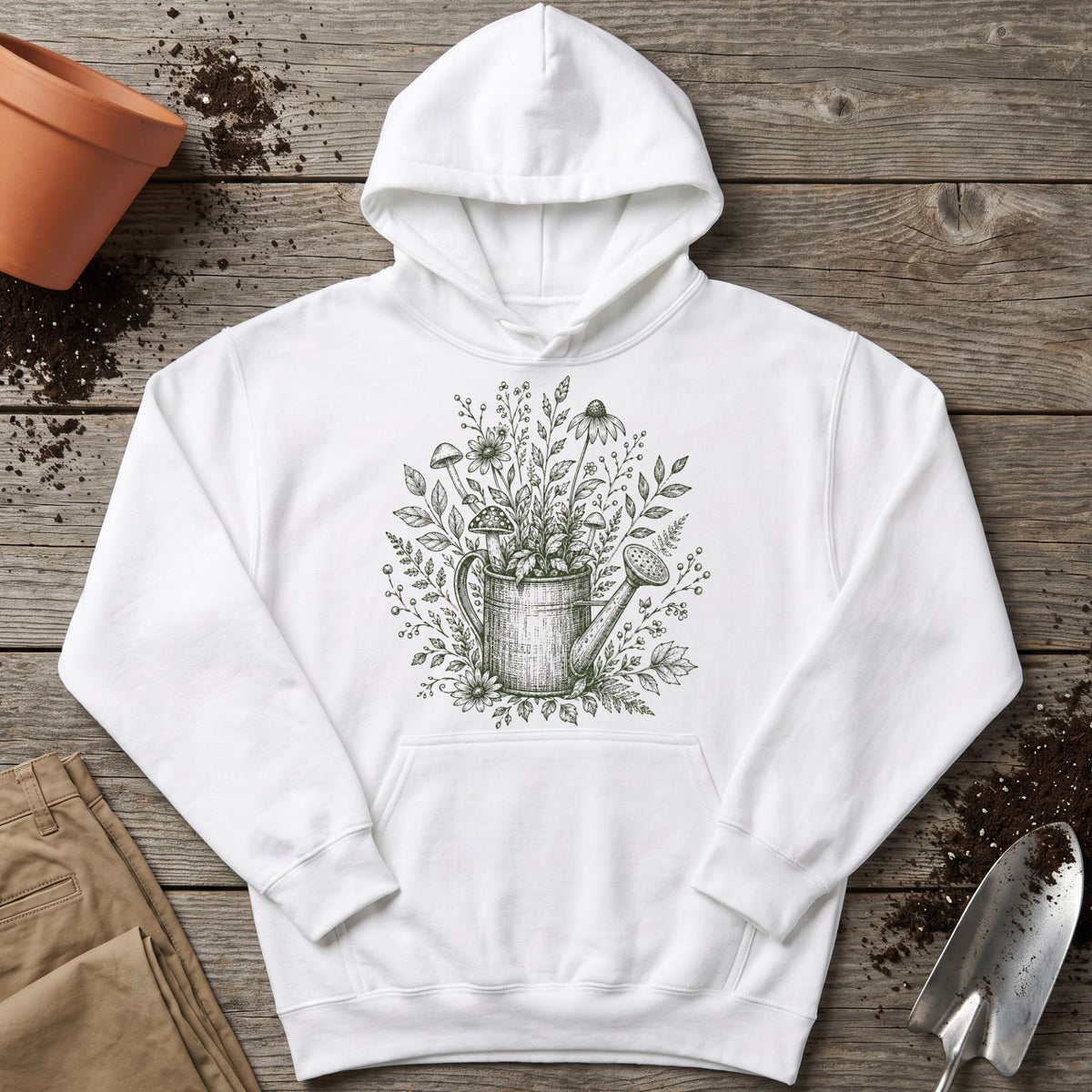 Botanical Watering Can Hoodie