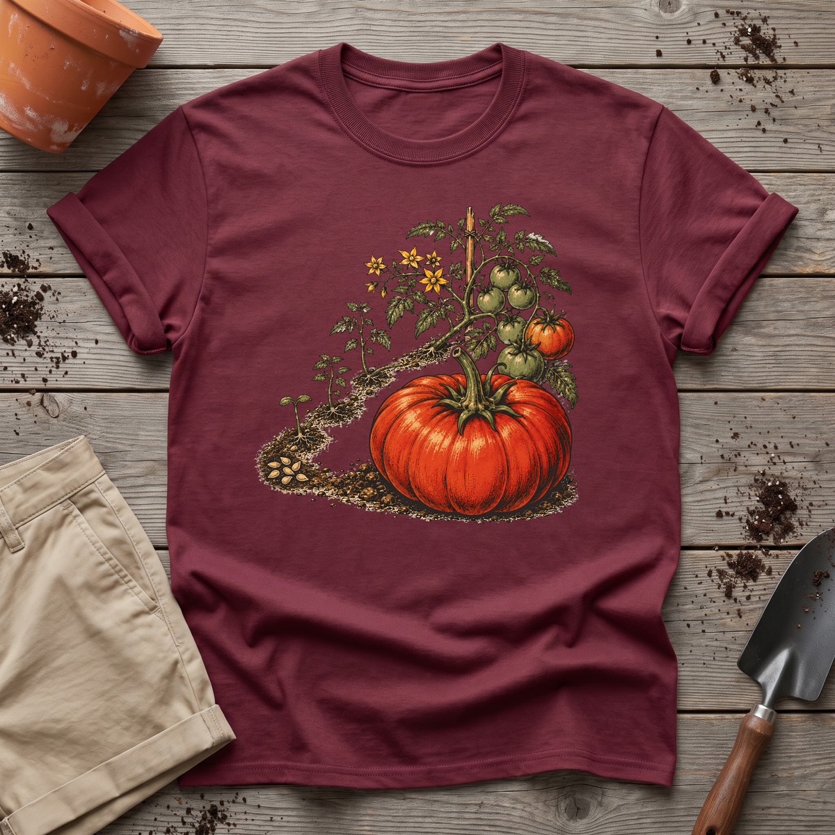 Tomato Growing Cycle T-Shirt