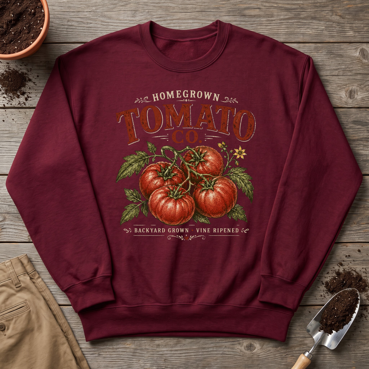 Backyard Tomatoes Sweatshirt
