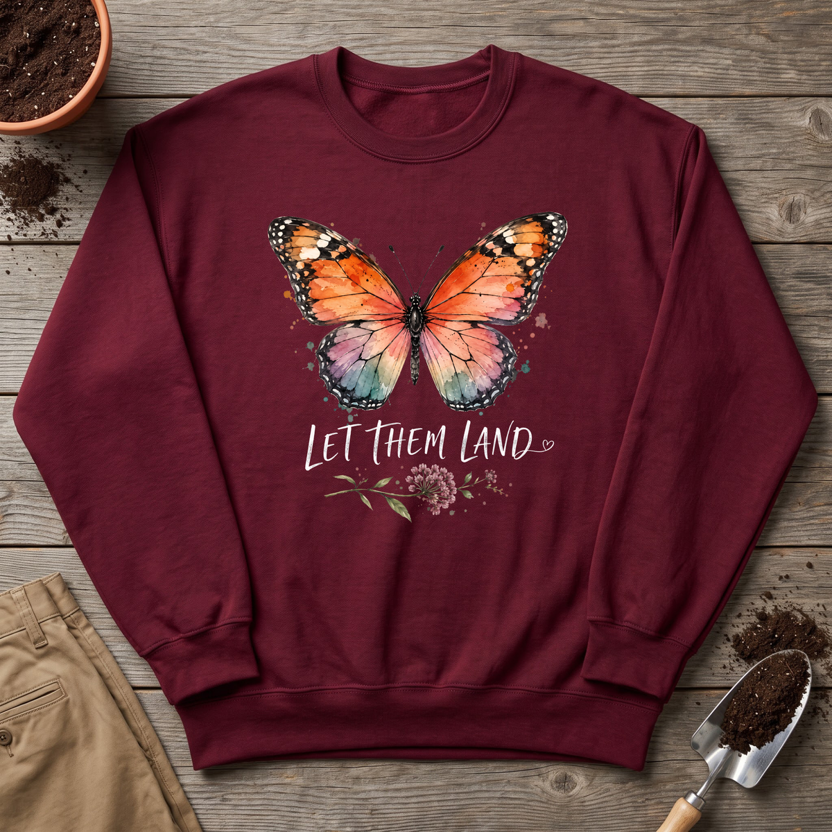 Let Them Land Sweatshirt