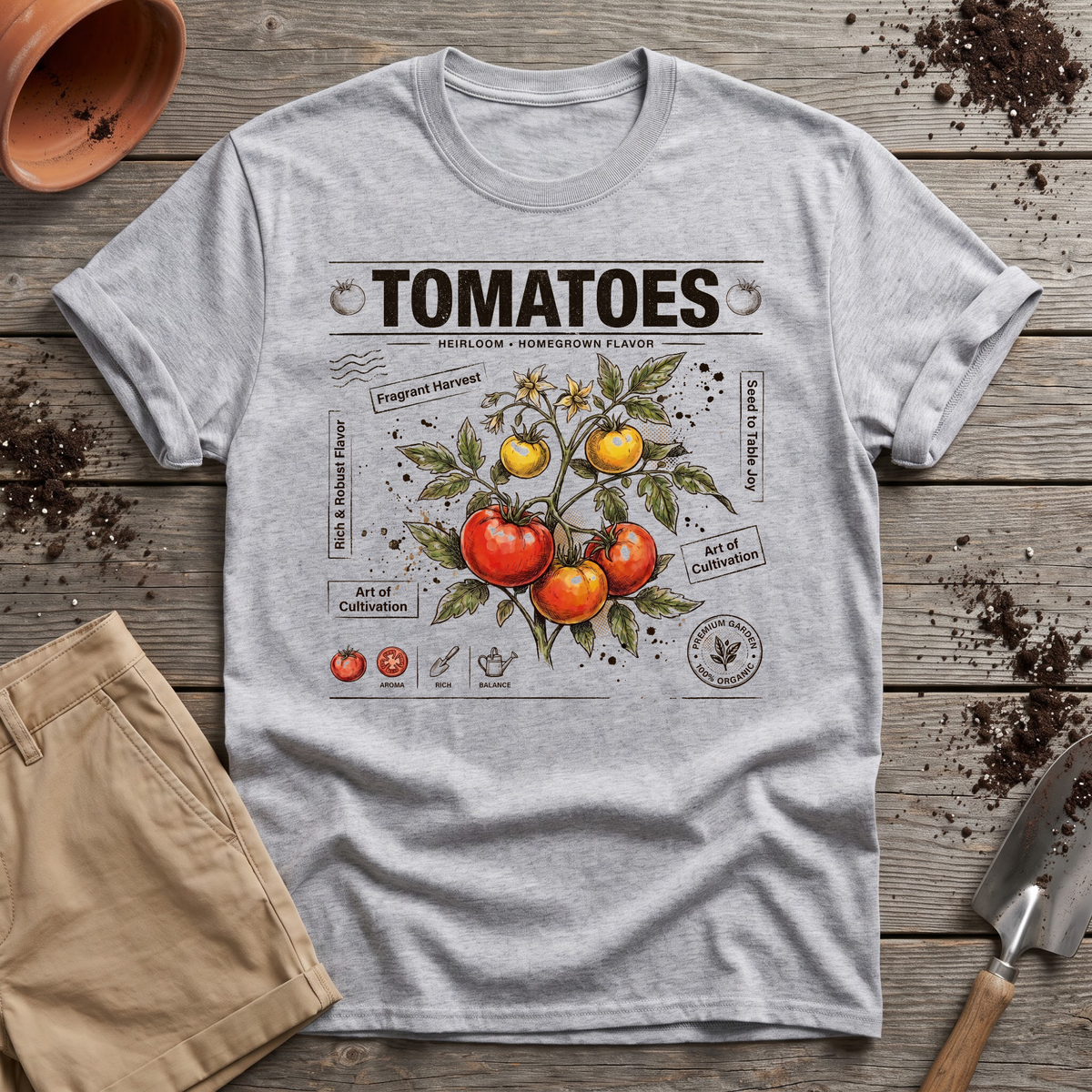 Heirloom Tomatoes Garden T-Shirt