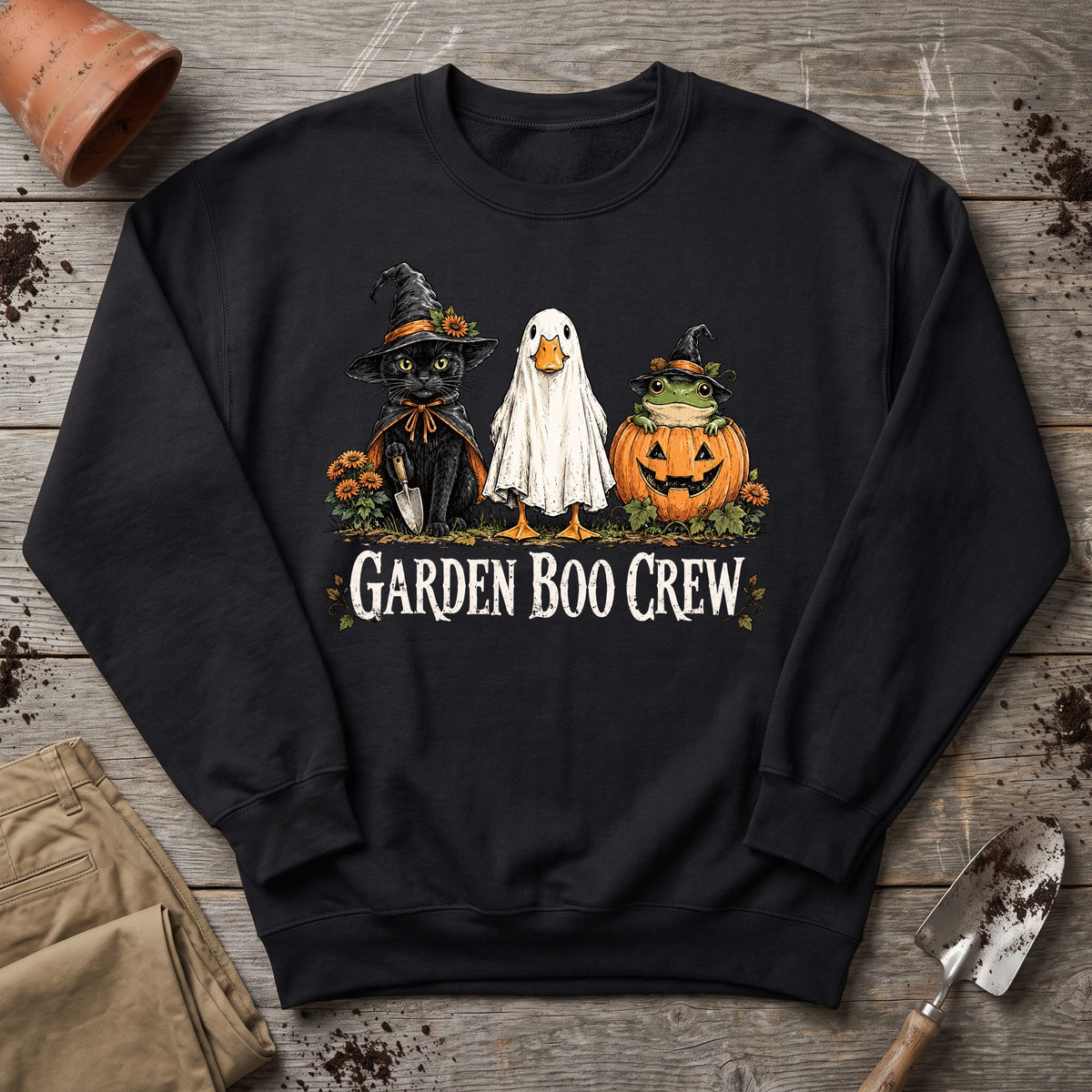 Garden Boo Crew Sweatshirt