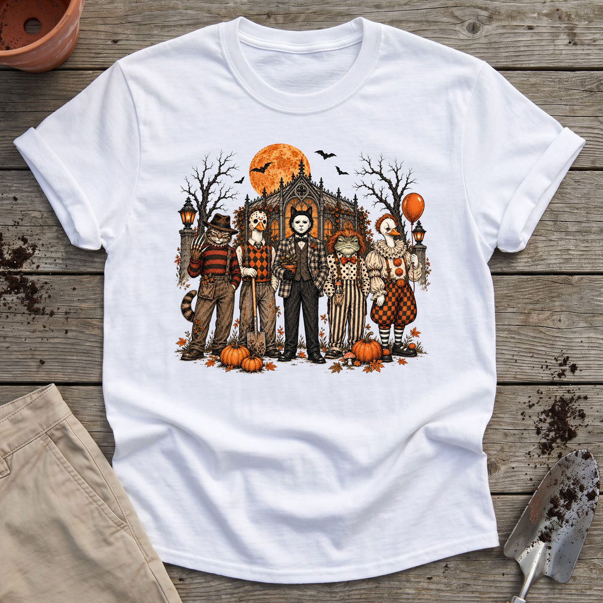 Spooky Garden Lineup T-Shirt
