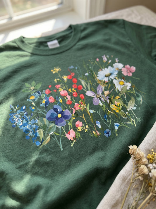 Wildflower Meadow Botanical T-Shirt