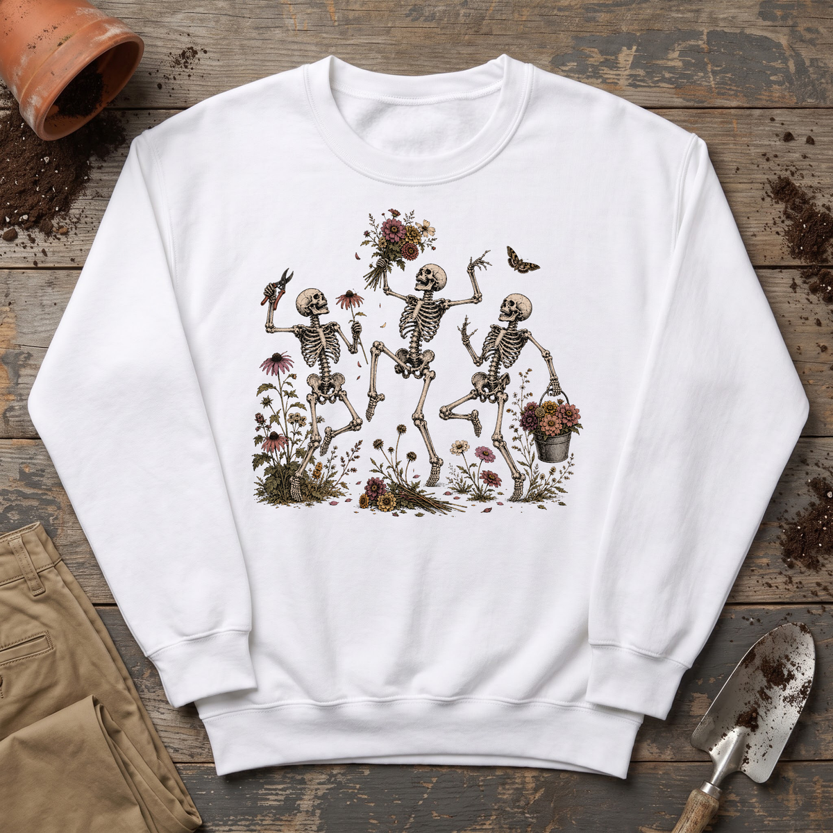 Skeleton Gardeners Sweatshirt