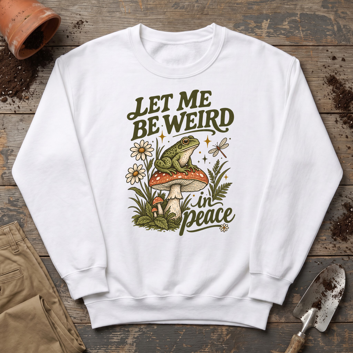 Weird In Peace Sweatshirt
