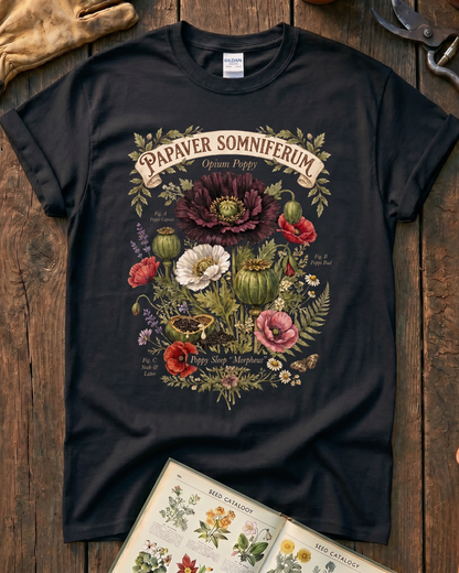 Papaver Somniferum Opium Poppy T-Shirt