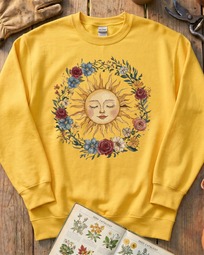 Floral Sun Sweatshirt