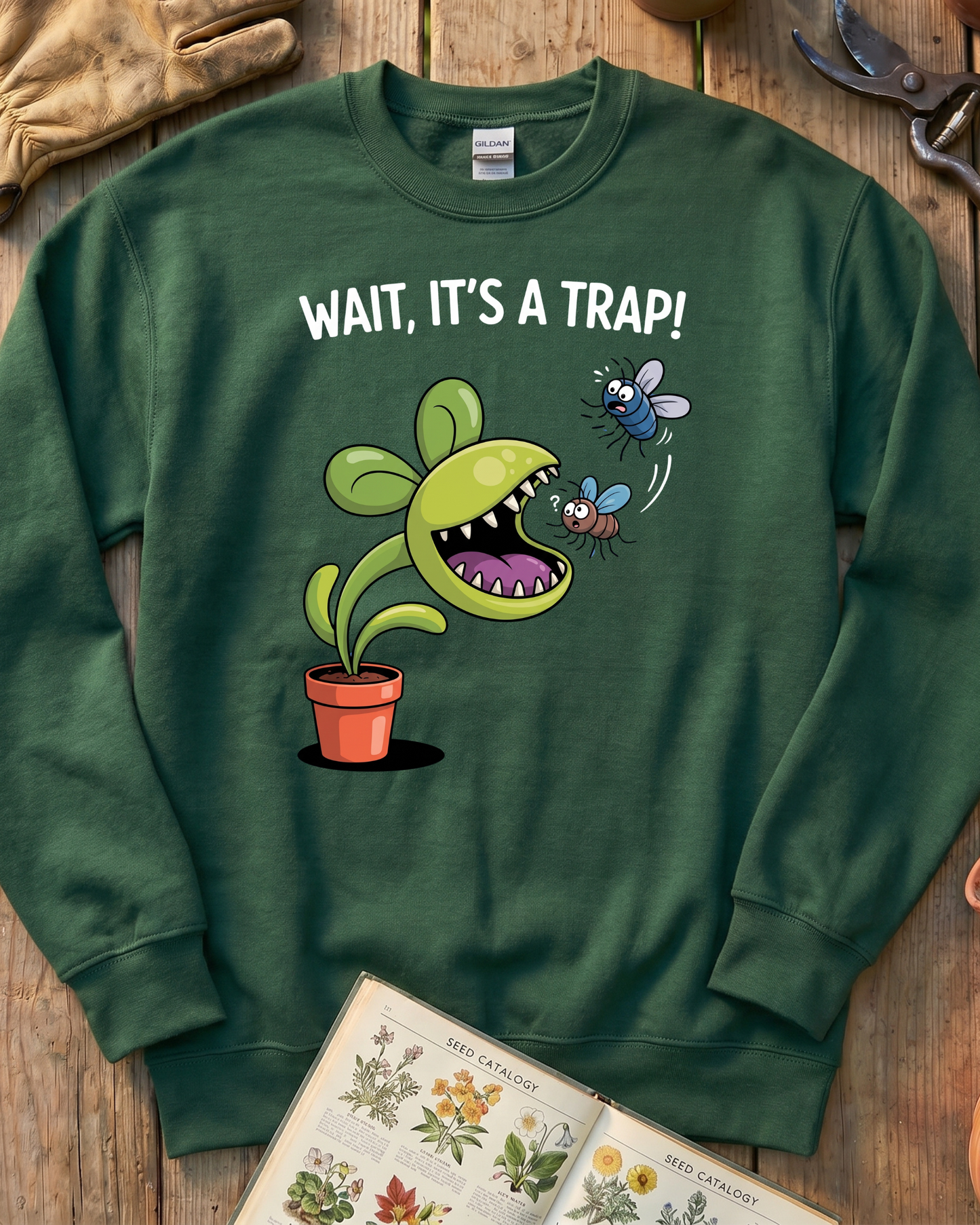 Funny Venus Flytrap Sweatshirt