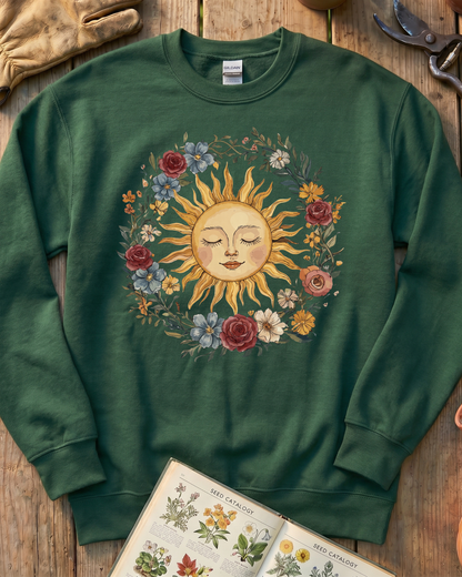 Floral Sun Sweatshirt