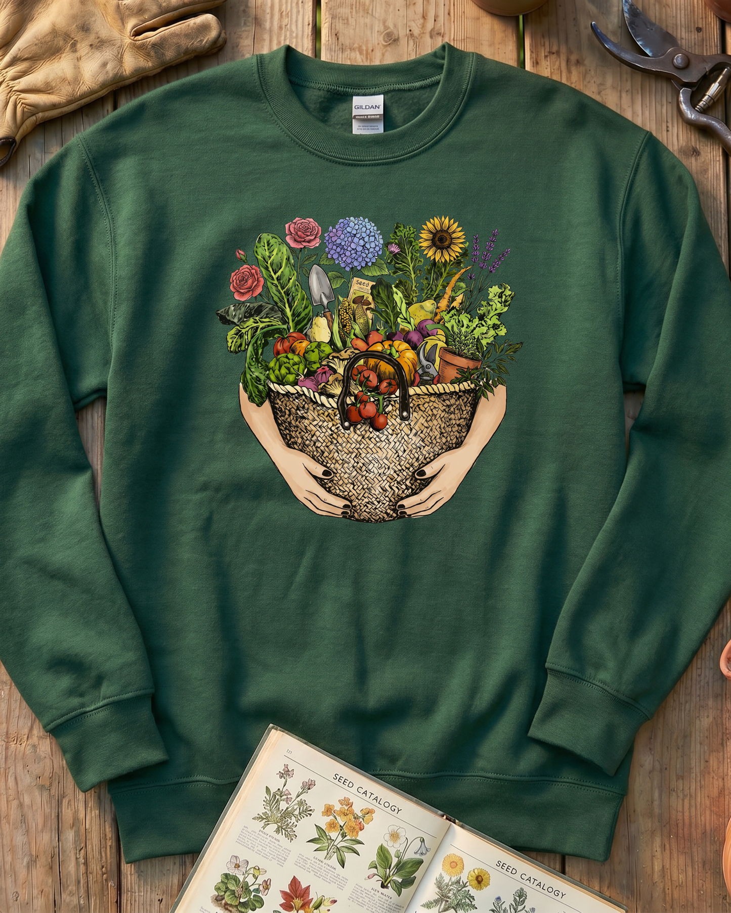 From Garden to Basket Sweatshirt