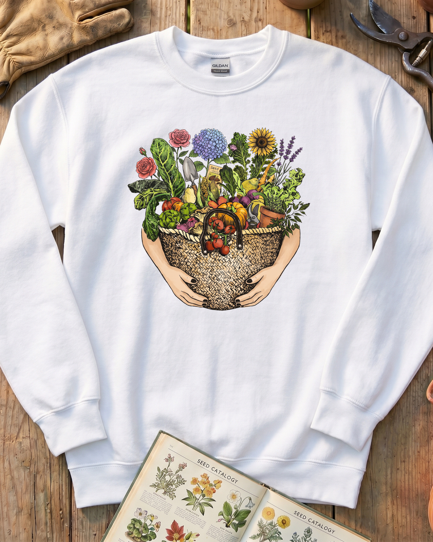 From Garden to Basket Sweatshirt