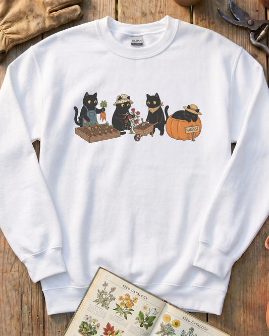 Cute Cat Gardeners Sweatshirt
