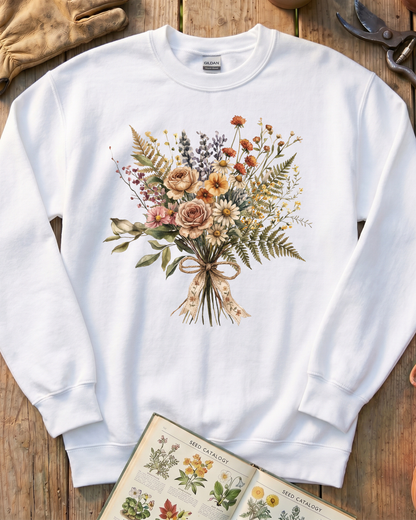 Floral Bouquet Botanical Sweatshirt