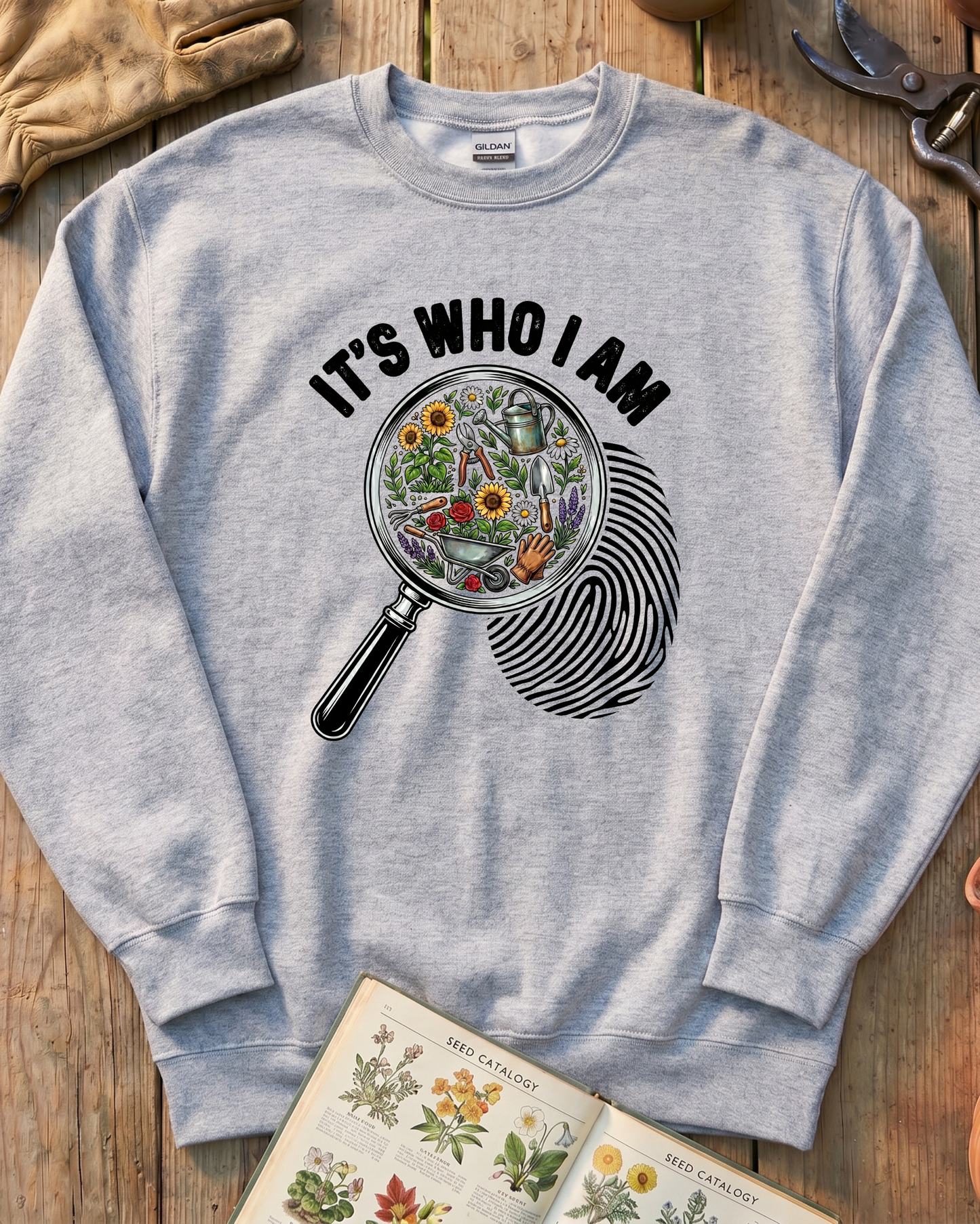 Garden Identity Print Sweatshirt