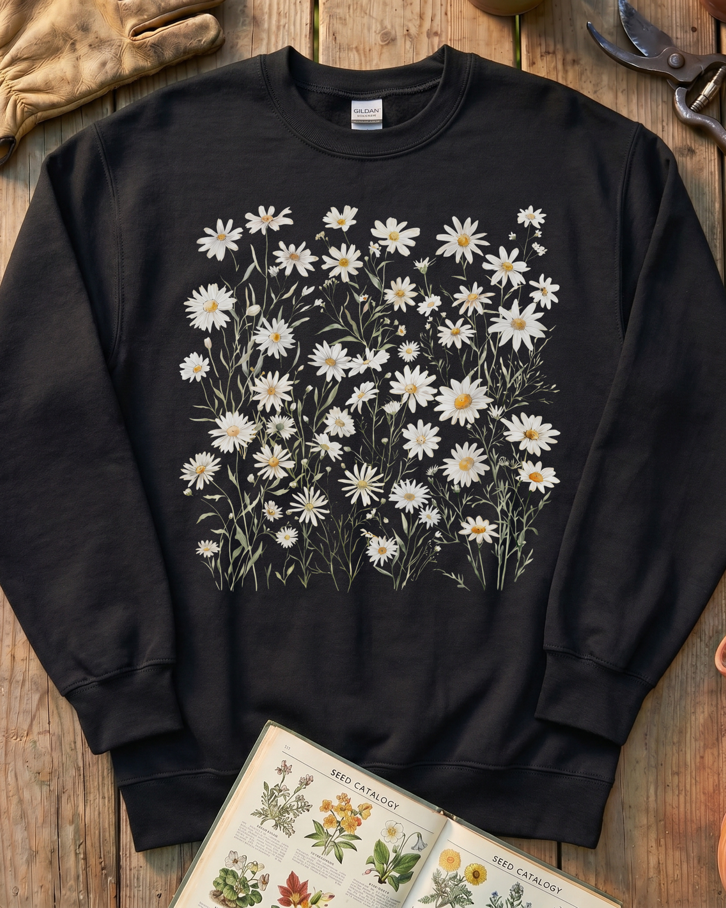 Daisy Flower Sweatshirt