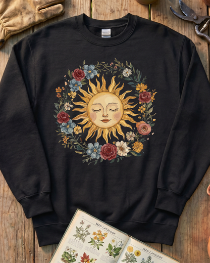 Floral Sun Sweatshirt