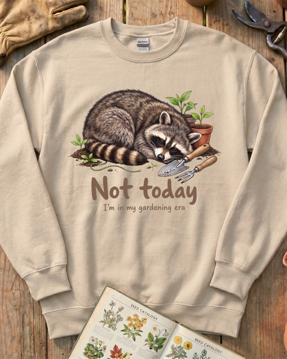 Raccoon Gardening Era Sweatshirt
