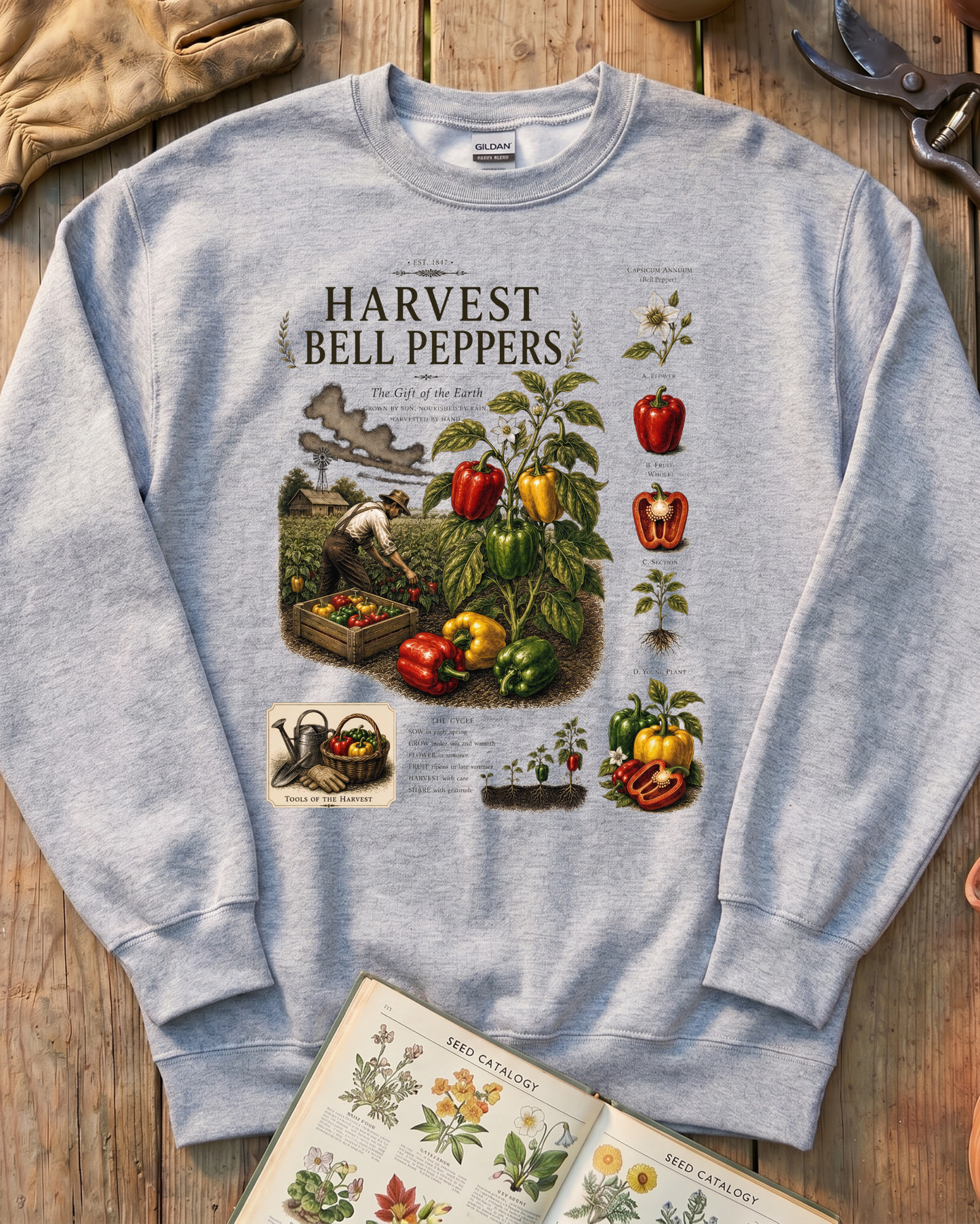 Harvest Bell Peppers Sweatshirt