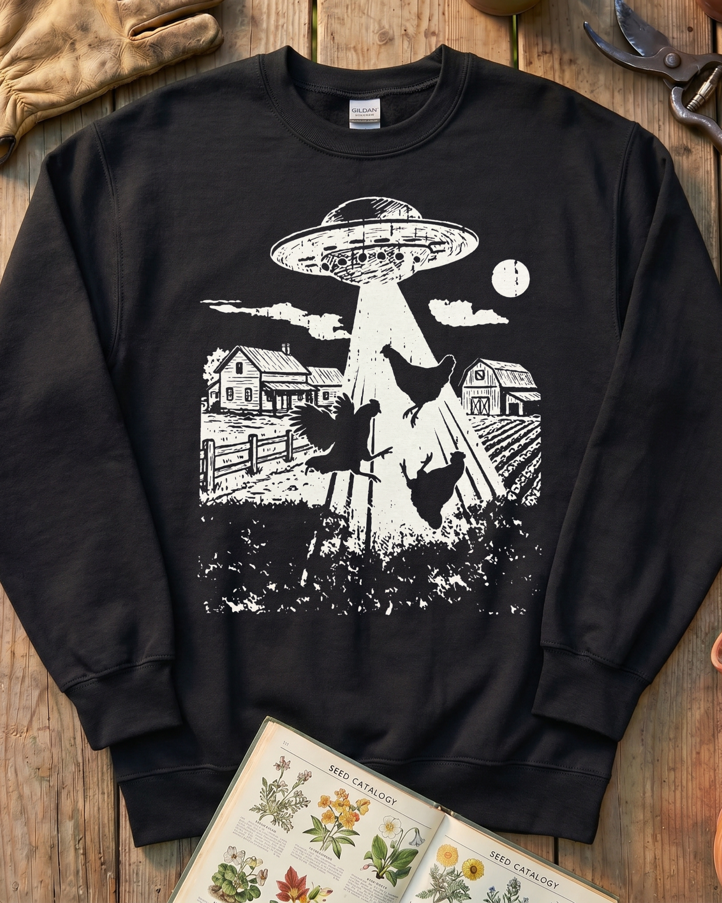 UFO Chickens Sweatshirt
