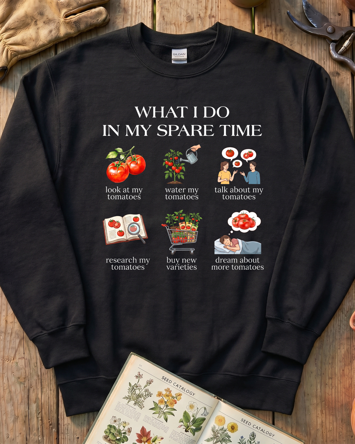 Gardening Tomato Lover Sweatshirt