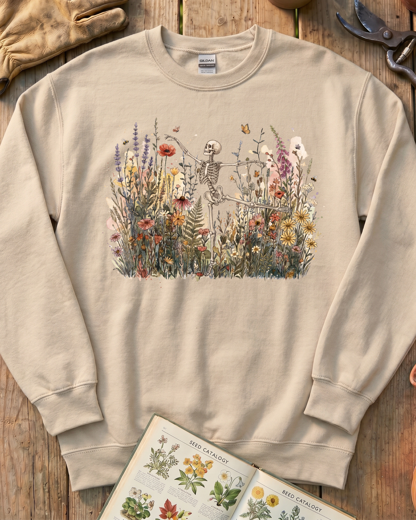 Botanical Skeleton Sweatshirt