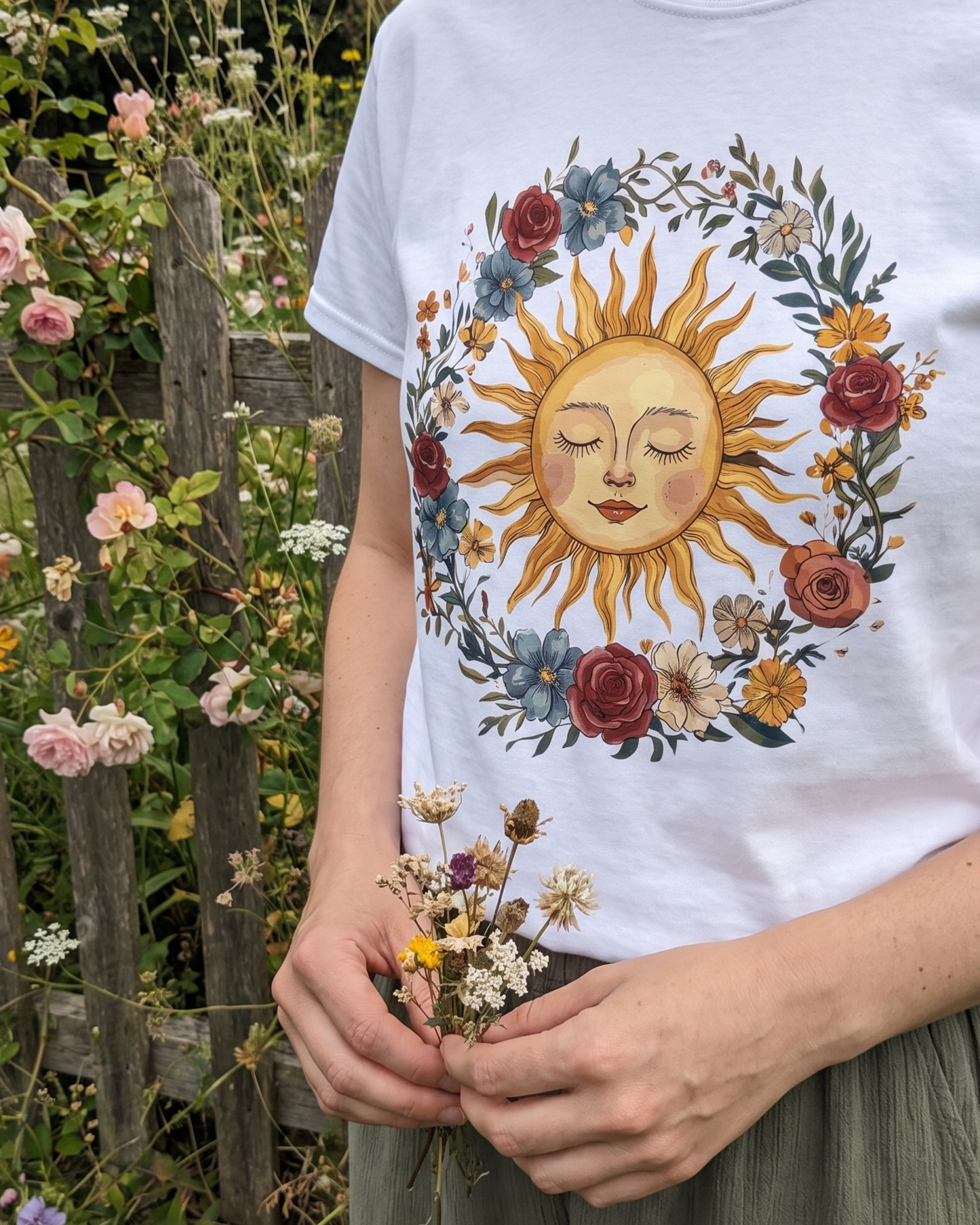 Floral Sun T‑Shirt