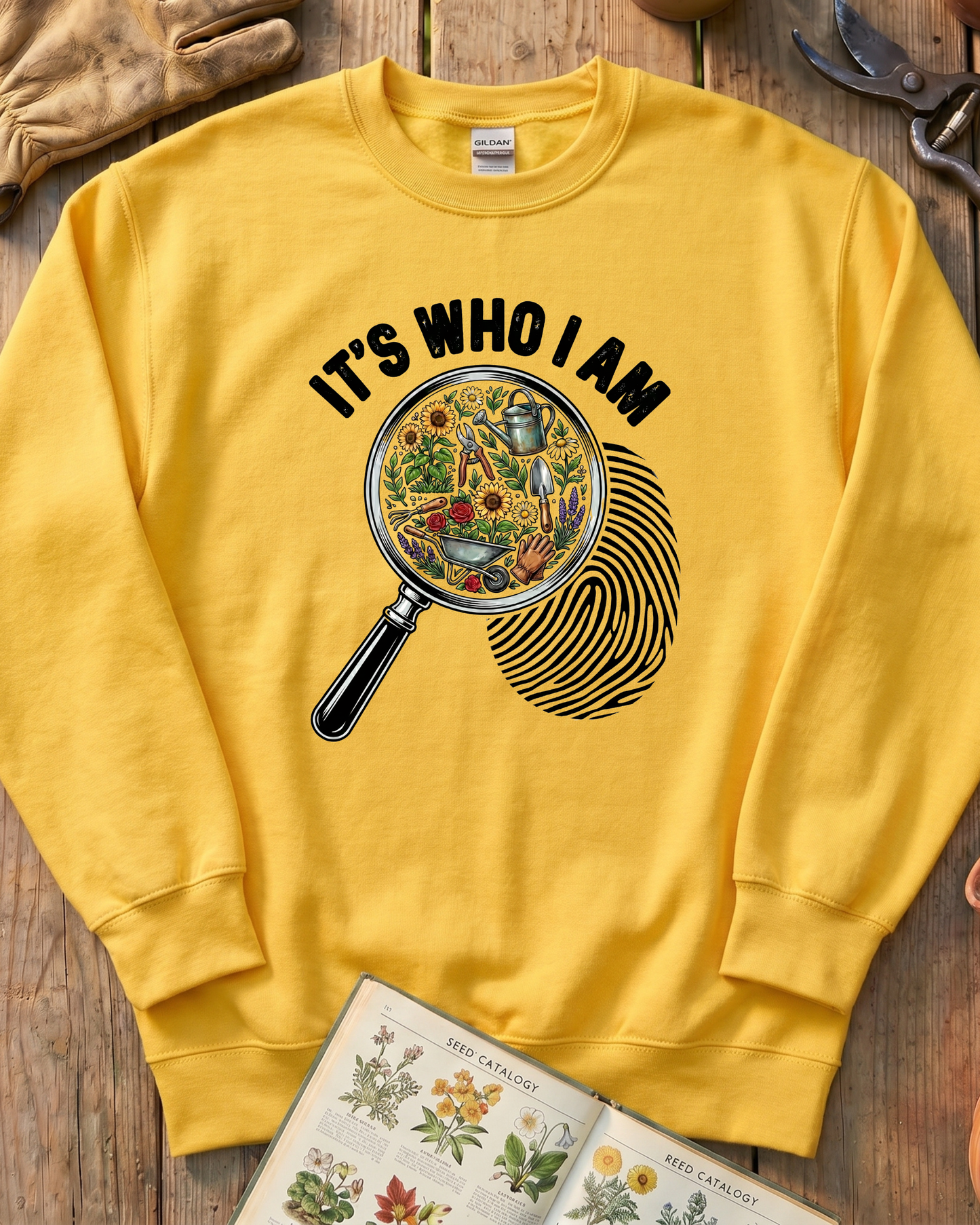 Garden Identity Print Sweatshirt