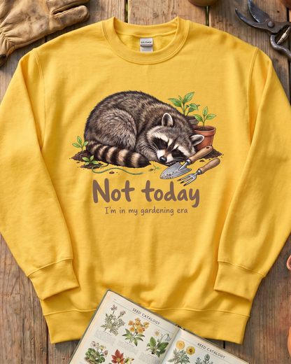 Raccoon Gardening Era Sweatshirt