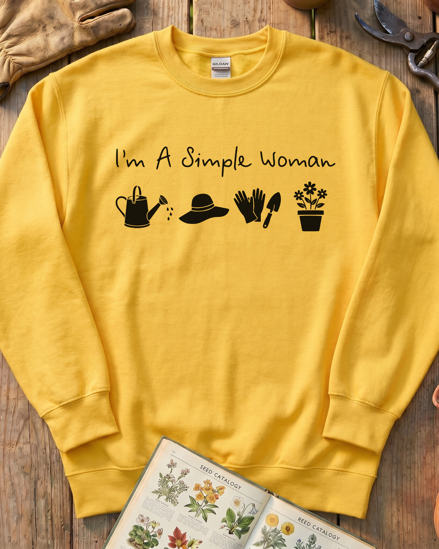 Simple Woman Garden Sweatshirt