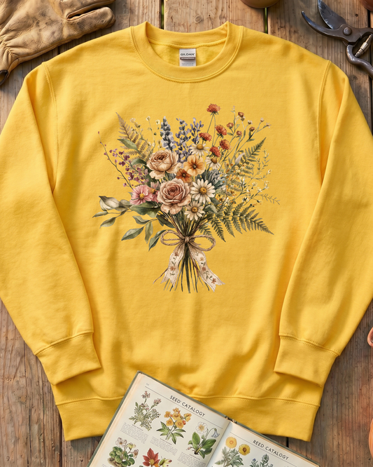 Floral Bouquet Botanical Sweatshirt