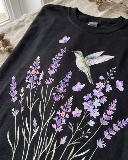 Hummingbird Lavender T‑Shirt