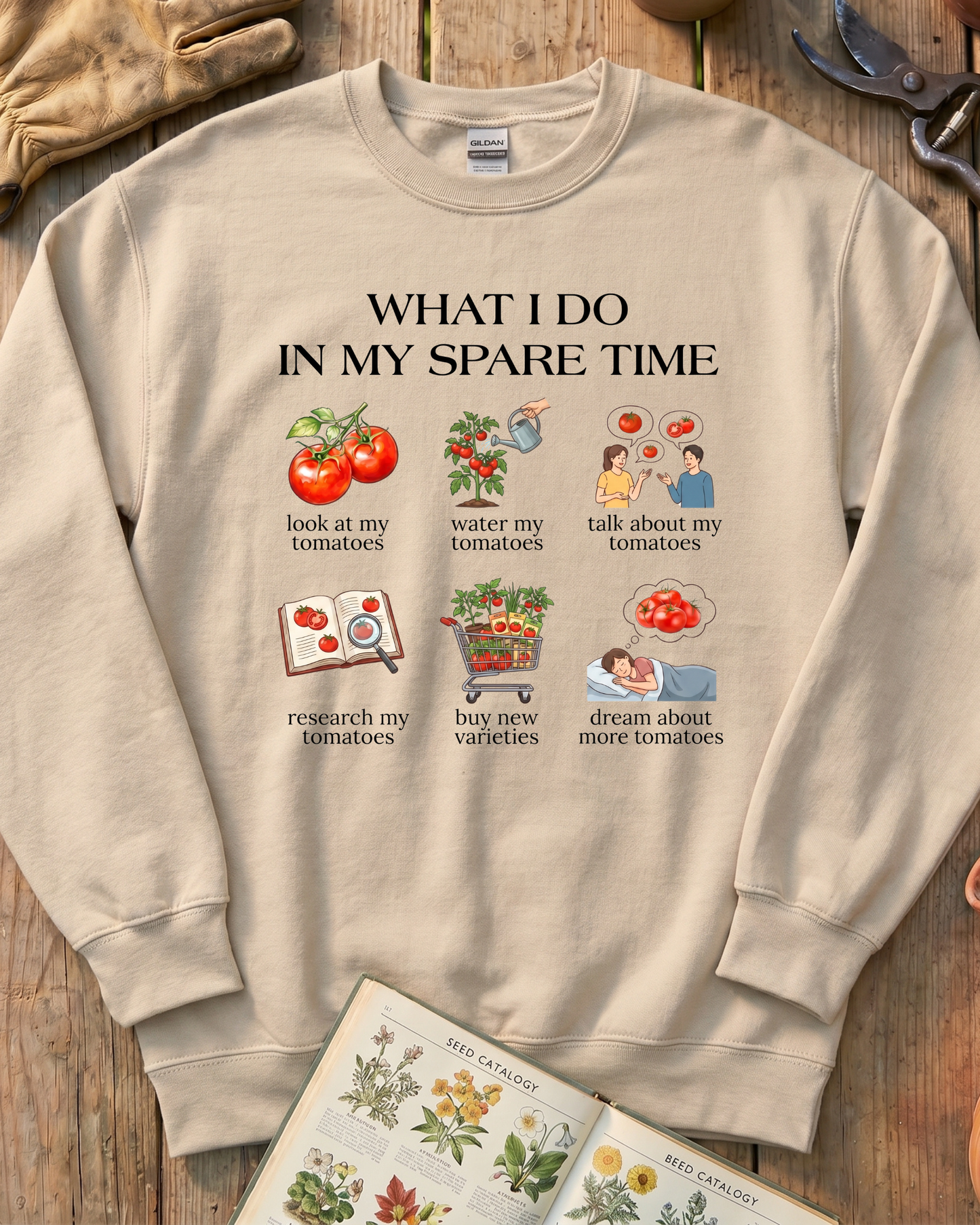 Gardening Tomato Lover Sweatshirt