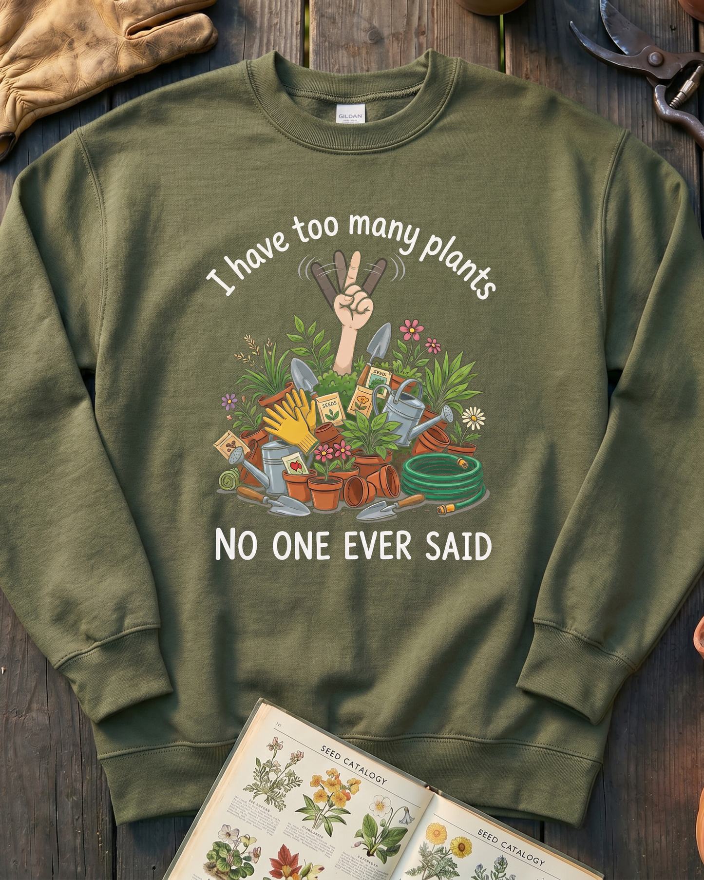 Too Many Plants Sweatshirt