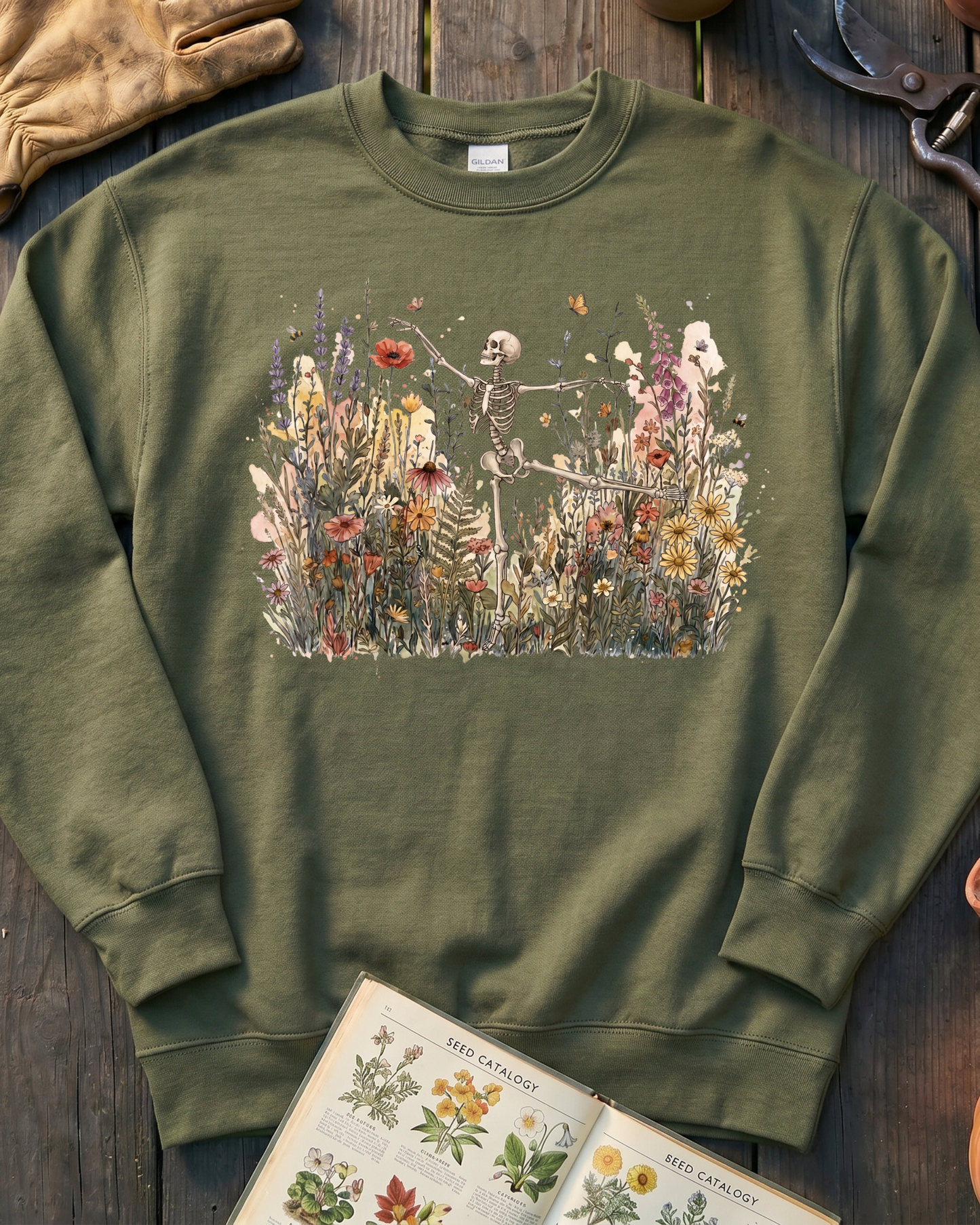 Botanical Skeleton Sweatshirt