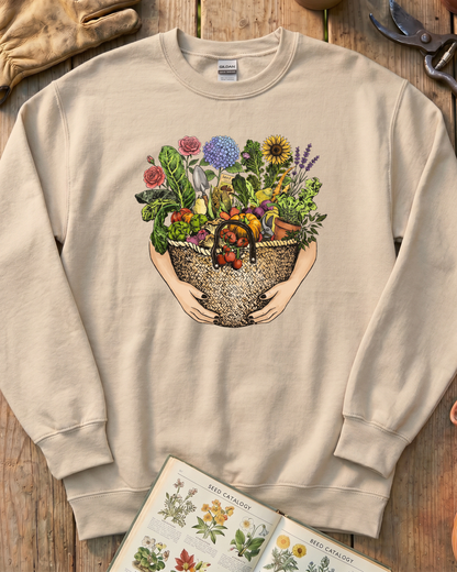 From Garden to Basket Sweatshirt