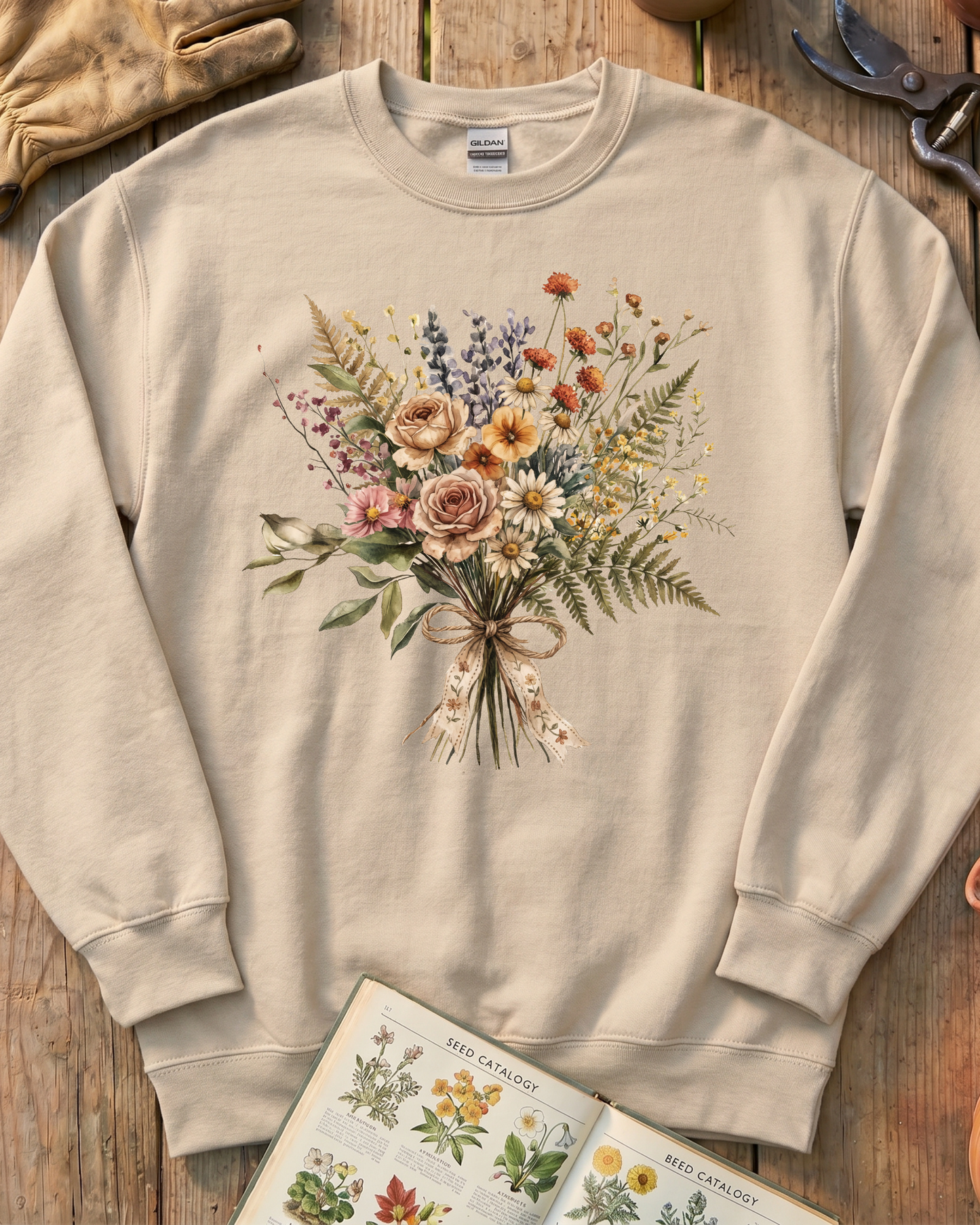 Floral Bouquet Botanical Sweatshirt