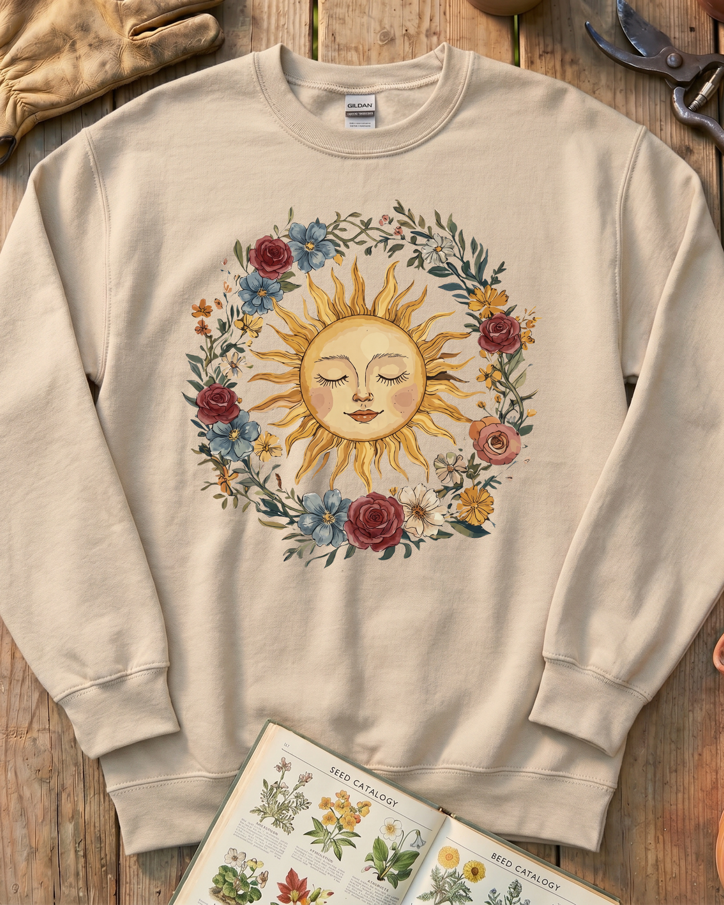 Floral Sun Sweatshirt